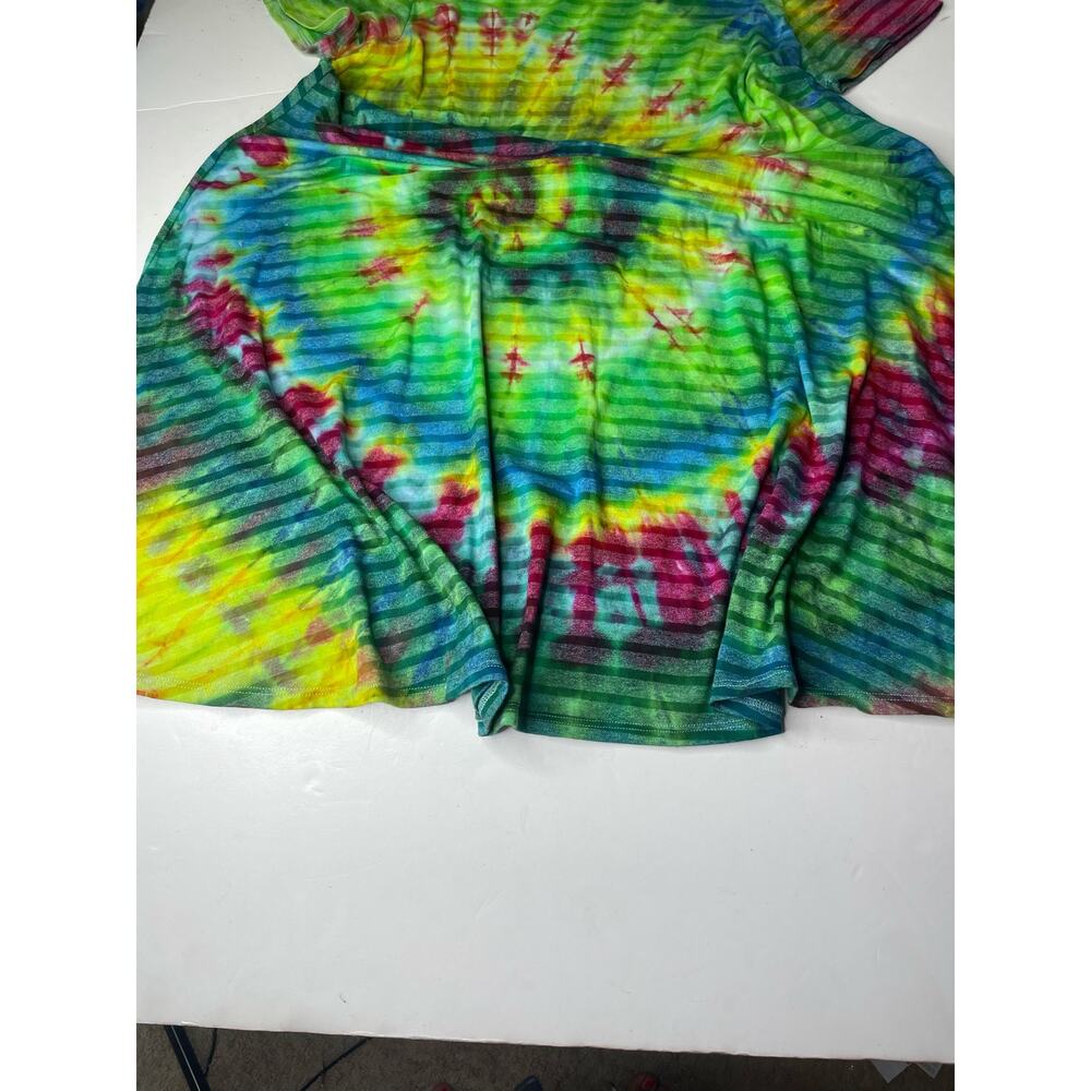 Lularoe custom tie dye Carly dress new xl X-Large